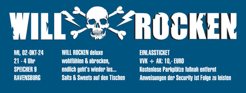 WILL ROCKEN deluxe Party am 02.10.24 ab 21 Uhr im Speicher 9, Ravensburg