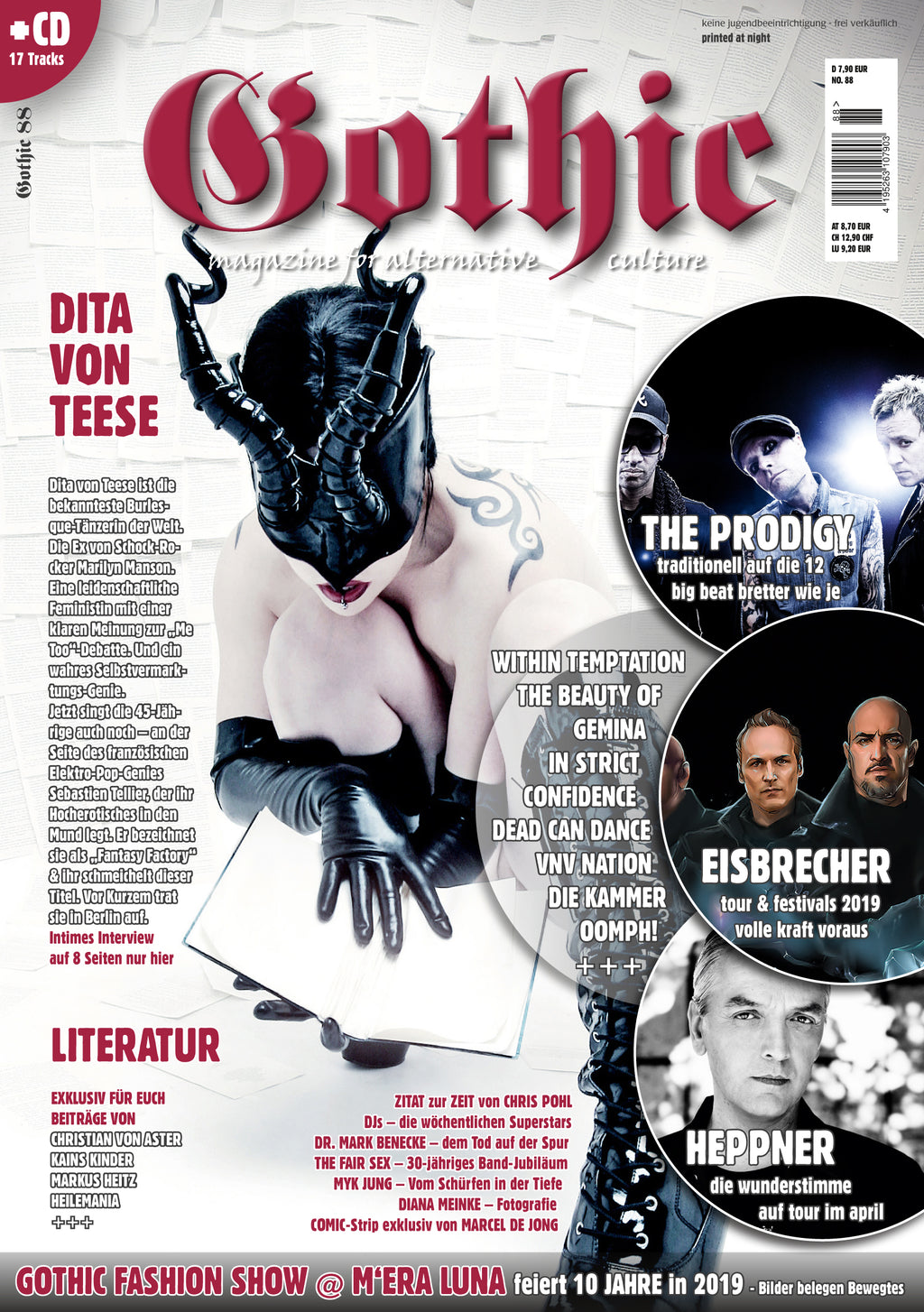 Gothic 88 regular incl. 1CD > deluxe SOLD OUT